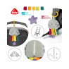 Musical plush toy Fehn & sleeping aid octapus (0+ months)