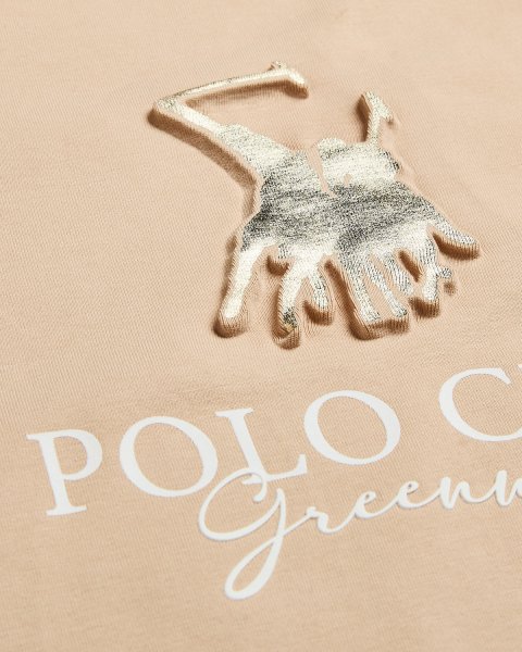 Μπλούζα Greenwich Polo Club με ανάγλυφο στοιχείο (6-16 ετών)
