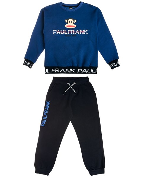 Σετ φόρμας φούτερ Paul Frank με τύπωμα και κέντημα (6-14 ετών)