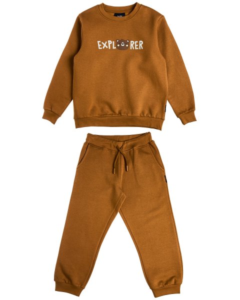 Tracksuit cotton fleece blend Five Star with embossed design (12 months-5 years)