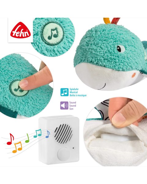 Sleeping Aid Whale Fehn (0+ months)