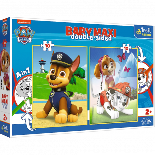 Puzzle Trefl Paw Patrol double-sided 2x10pcs (2+ years)