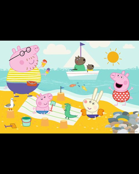 Παζλ Trefl Peppa Pig διπλής όψης 24τμχ (3+ ετών)
