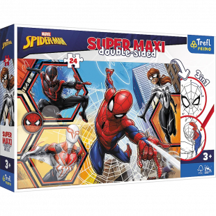 Puzzle Trefl Marvel Spiderman double-sided 24pcs (3+ years)