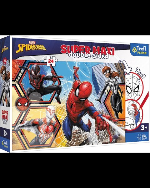 Puzzle Trefl Marvel Spiderman double-sided 24pcs (3+ years)