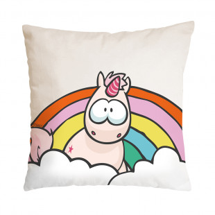 Pillow Nici with rainbow design (40x40cm)