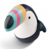 Plush toy Nici toucan made of imitation leather (25cm)