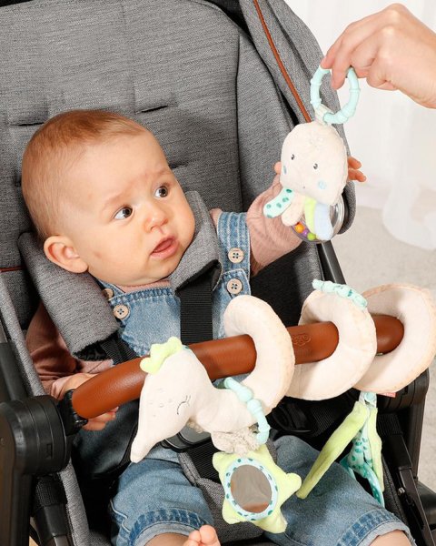 Plush activity spiral toy seahorse Fehn (0+ months)