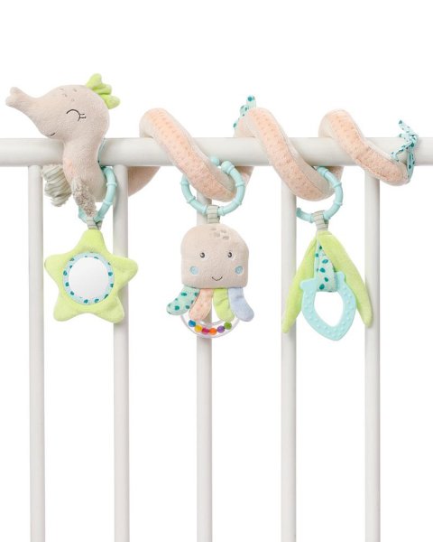 Plush activity spiral toy seahorse Fehn (0+ months)