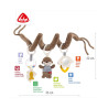 Plush activity spiral toy otter Fehn (0+ months)