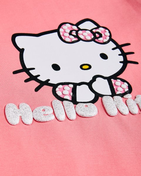 Top Hello Kitty with embossed lettering (18 months-8 years)
