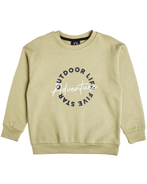 Sweatshirt Five Star with embosse print (6-16 years)