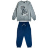Tracksuit cotton fleece blend Five Star with embossed details 3pcs (6-14 years)