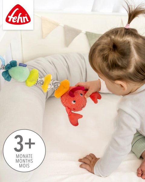 Motoric toy Fehn lobster with vibration 14cm (0+ months)