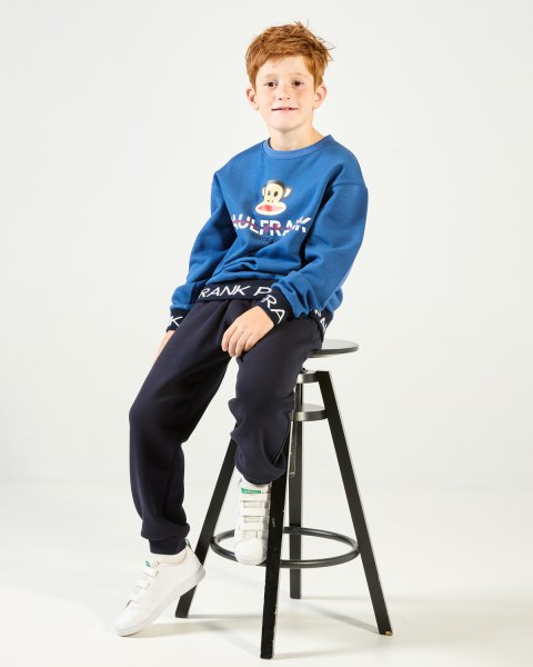 Tracksuit cotton fleece blend Paul Frank with print and embroidery (6-14 years)