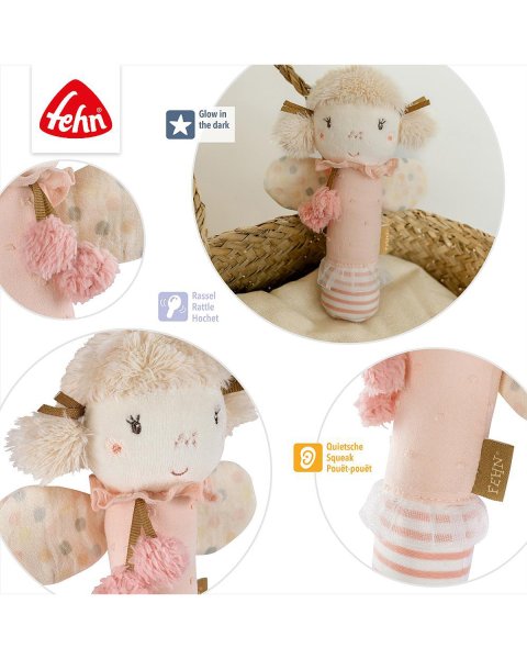Grasping Toy for Rattling Fehn fairy 18cm (0+ months)