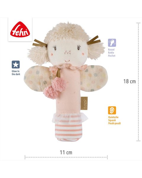Grasping Toy for Rattling Fehn fairy 18cm (0+ months)