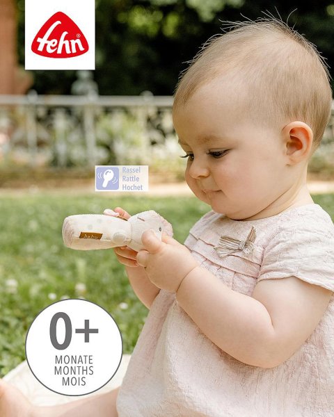 Grasping Toy for Rattling Fehn mouse 11cm (0+ months)