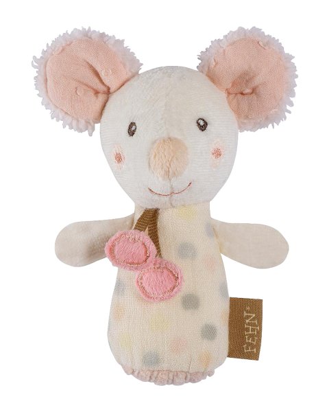 Grasping Toy for Rattling Fehn mouse 11cm (0+ months)