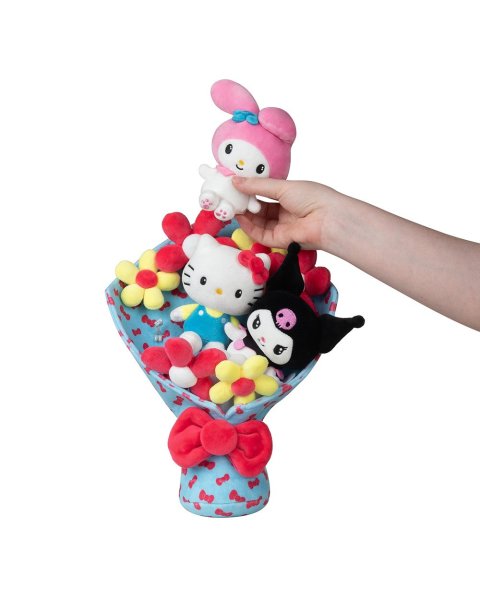 Λούτρινο Hello Kitty μπουκέτο 30εκ.