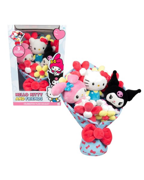 Λούτρινο Hello Kitty μπουκέτο 30εκ.