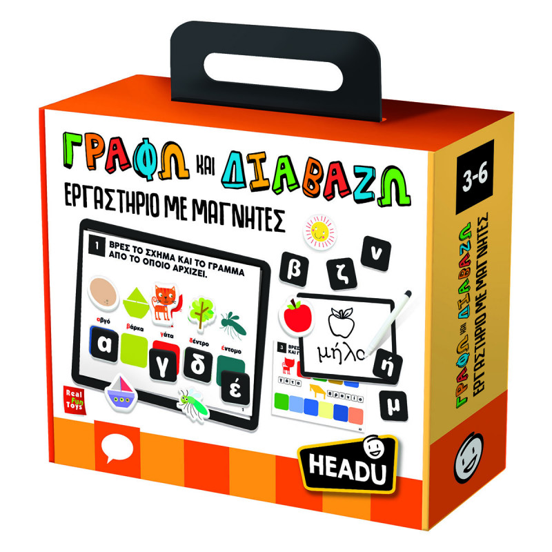 Toy HEADU learning - Write & Read with magnets (3-6 years)