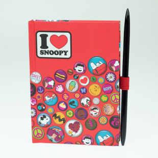 Notebook Snoopy with pen