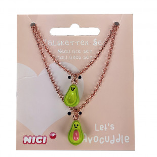 Set of friendship necklace Nici with avocado design