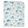 Dinosaur basket with plush toy and 90x75cm blanket Tender Comforts