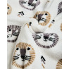 Lion basket with plush toy and 90x75cm blanket Tender Comforts