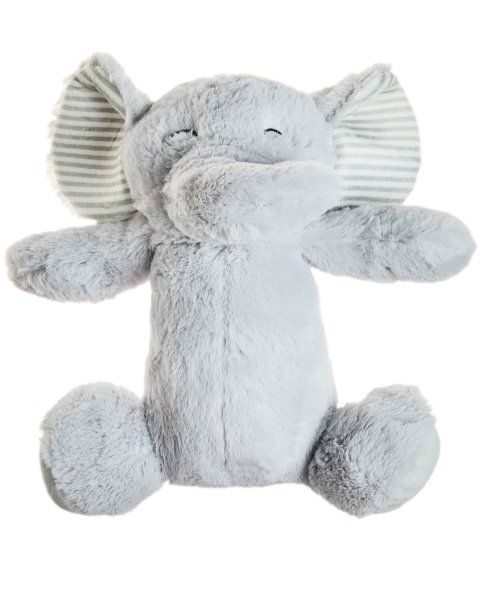 Elephant basket with plush toy and 90x75cm blanket Tender Comforts