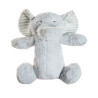 Elephant basket with plush toy and 90x75cm blanket Tender Comforts
