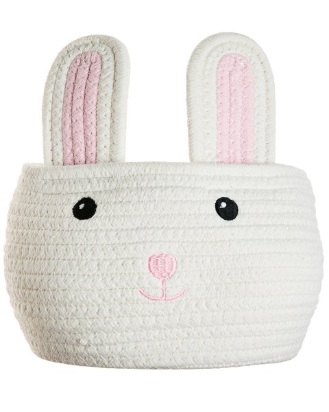 Hare basket with plush toy and 90x75cm blanket Tender Comforts