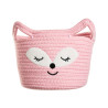 Fox basket with plush toy and 90x75cm blanket Tender Comforts