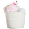 Unicorn basket with plush toy and 90x75cm blanket Tender Comforts