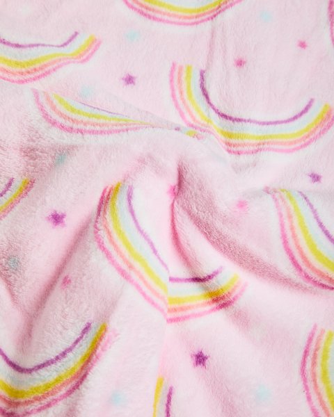 Unicorn basket with plush toy and 90x75cm blanket Tender Comforts