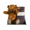 Plush toy capybara with blanket 90x75cm Tender Comforts