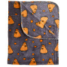 Plush toy capybara with blanket 90x75cm Tender Comforts