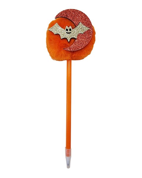 Στυλό με Pom Pom Halloween πορτοκαλί