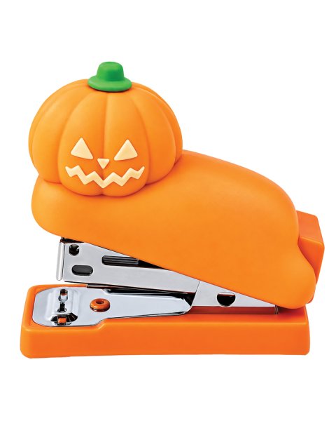 Light-up Halloween pumpkin stapler