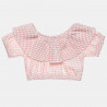 Σετ crop top και σόρτς με γκοφρέ υφή (18 μηνών-5 ετών)