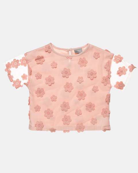 Top with embroidery and tulle (6-16 years)