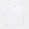 Top with double sequins in heart shape (6-16 years)