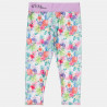 Set Gym Tonic crop top and leggings with tropical pattern (6-16 years)