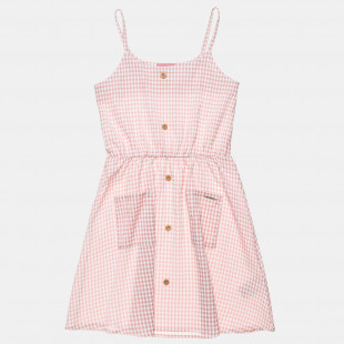 Dress with waffle texture (6-16 years)