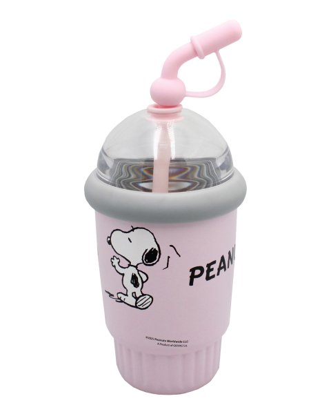 Παγούρι θερμός με καλαμάκι Snoopy 400ml