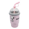 Παγούρι θερμός με καλαμάκι Snoopy 400ml