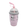 Παγούρι θερμός με καλαμάκι Snoopy 400ml