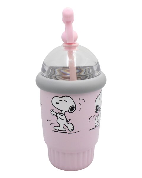 Παγούρι θερμός με καλαμάκι Snoopy 400ml