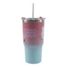 Ποτήρι θερμός με καλαμάκι Hello Kitty 520ml